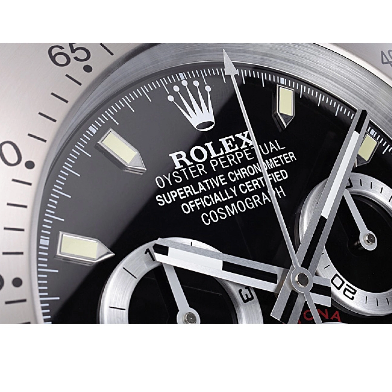 Aaa fake watches Cosmograph 621909 Clock Daytona Wall Silver-Black Rolex 0721